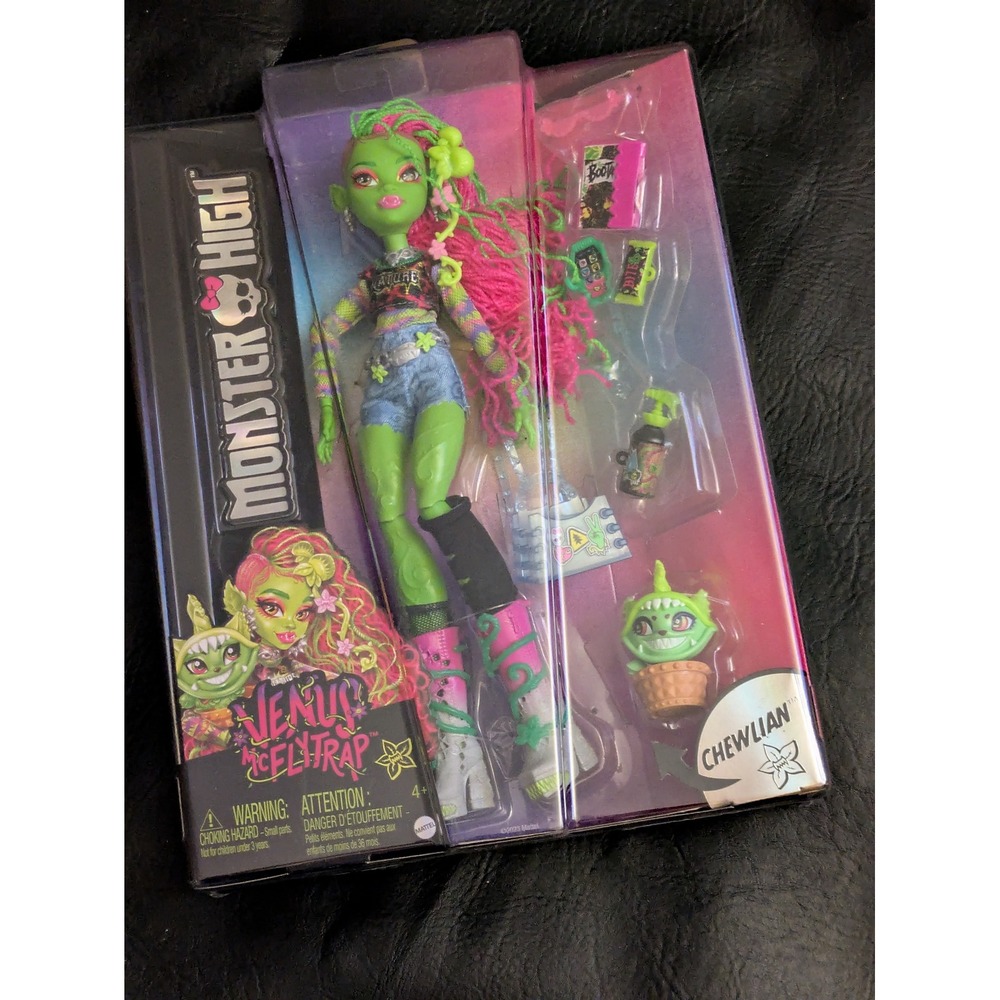 Monster‎ High Venus McFlytrap G3 Doll Pet Chewlian Accessories HNF82 NEW